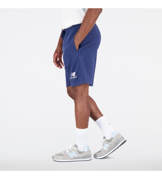 New Balance Essentials Kratke hlače iz francoskega frotirja z logotipom modre barve