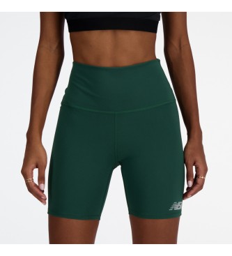 New Balance Harmony short met hoge taille 6 groen