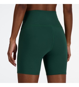 New Balance Harmony short met hoge taille 6 groen