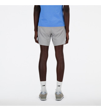 New Balance Sport Essentials Heathertech 7 grey shorts