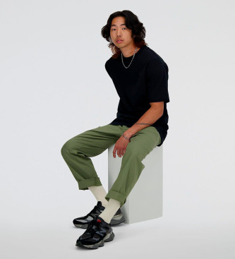 New Balance Pantalon droit en serg 30 vert