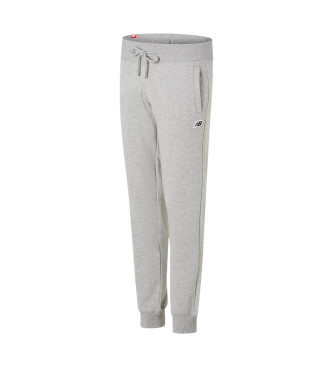 New Balance Broek Klein logo grijs