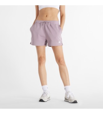 New Balance Short franais Sport Essentials lilas