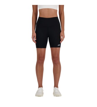 New Balance Harmony short met hoge taille 6 zwart