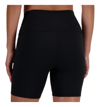 New Balance Harmony Shorts mit hoher Taille 6 schwarz