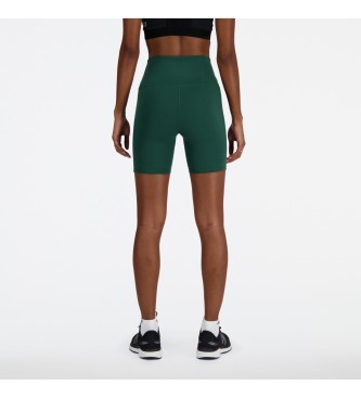 New Balance Harmony short met hoge taille 6 groen