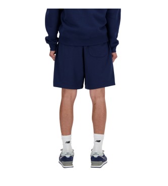 New Balance Sport Essentials Shorts aus franzsischem Frottee 7 navy