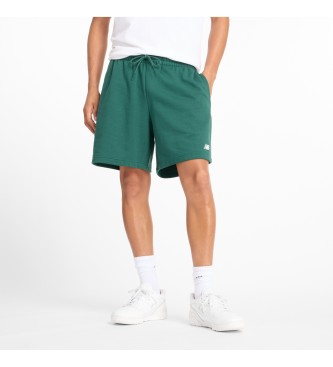 New Balance Sport Essentials French terry korte broek 7 groen