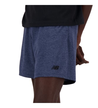 New Balance Sport Essentials Heathertech 7 navy shorts