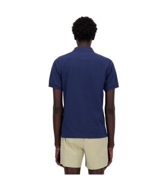 New Balance Navy cotton polo shirt