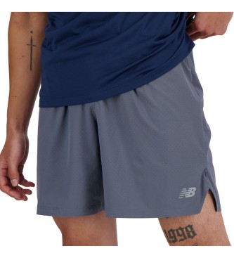New Balance Kratke hlače RC 7 sive barve