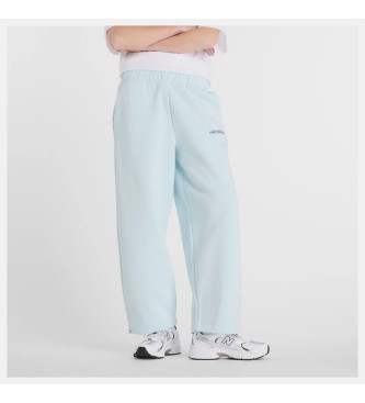 New Balance Reimagined Fleece-Fassbeinhose blau