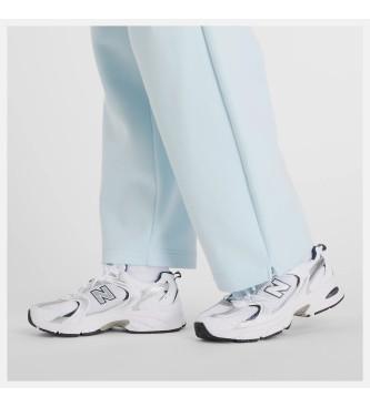 New Balance Reimagined Fleece-Fassbeinhose blau