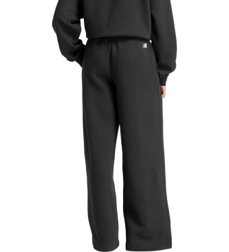 New Balance Reimagined Fleece Wide Leg Pants black