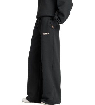 New Balance Reimagined Fleece Wide Leg Pants black