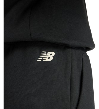 New Balance Reimagined Fleece Wide Leg Pants black