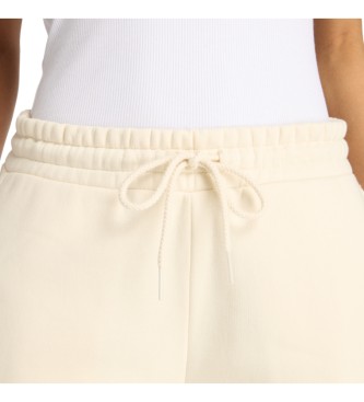 New Balance Reimagined Fleece Wide Leg Beige Trousers