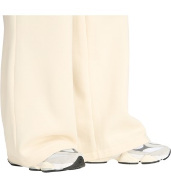 New Balance Reimagined Fleece Wide Leg Beige Trousers