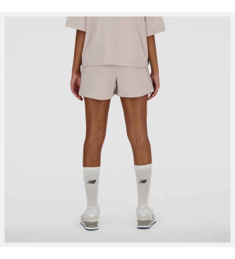 New Balance Linear Heritage shorts i fransk frott, brune
