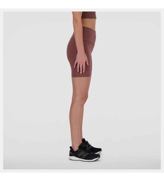 New Balance Harmony shorts med hg midja 6 vinrd