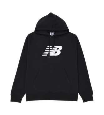 New Balance Sweatshirt Sport Core Geborsteld zwart