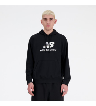 New Balance Sudadera Sport Essentials Fleece Logo negro