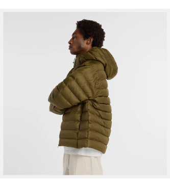 New Balance Sport Essentials Puffer jakna s kapuco zelena