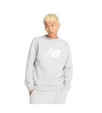 New Balance Sport Core Brushed Crew Sweatshirt grau