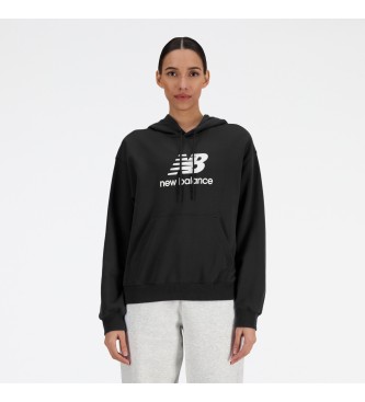 New Balance Sudadera Sport Essentials Fleece Logo negro