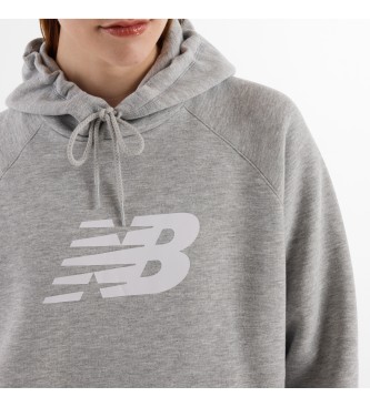 New Balance Bluza Sport Fleece Logo szary