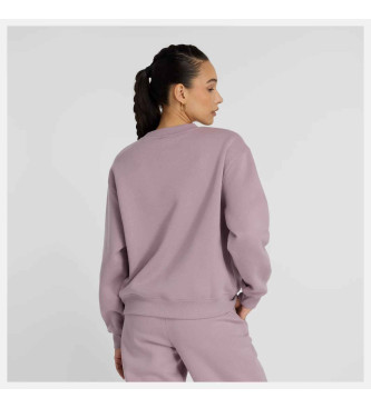 New Balance Grafisch fleece crew sweatshirt lila