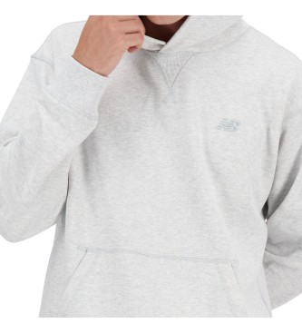 New Balance Athletics Sweat  capuche en tissu ponge gris