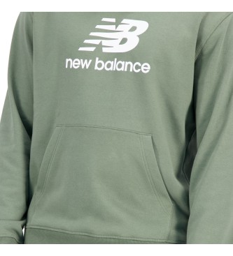 New Balance Httetrje i fransk frott Essentials Stacked Logo grn