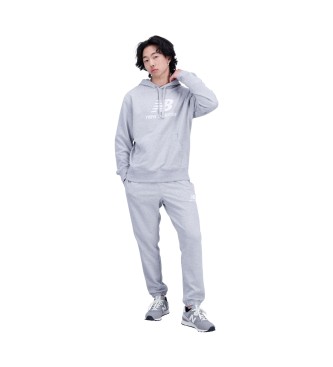 New Balance Essentials Stacked French Terry Hoodie grey