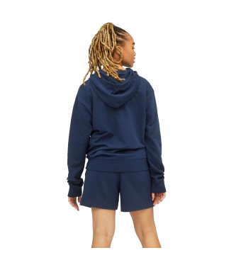 New Balance Sweatshirt med htte i fransk frott Fransk frott Uni-sentials navy