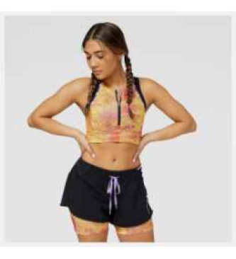 New Balance Reggiseno Impact Run AT Top Arancione