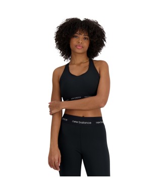 New Balance Soutien-gorge de sport Sleek  maintien moyen noir