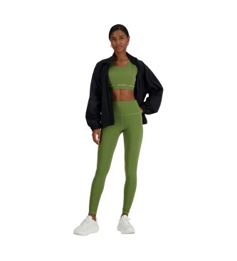 New Balance Sleek medium support sports bra green