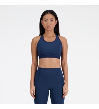 New Balance Soutien-gorge de sport NB Sleek  soutien moyen marine