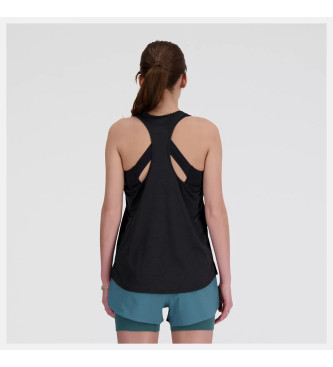 New Balance Mouwloos T-shirt zwart