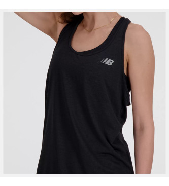 New Balance Mouwloos T-shirt zwart