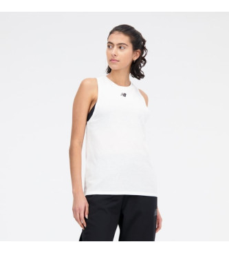New Balance Koszulka Heathertech biała