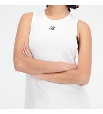 New Balance Heathertech T-shirt hvid