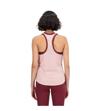 New Balance Potiskana majica Accelerate Tank top pink