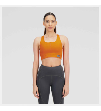 New Balance Top reggiseno Impact Run AT arancione