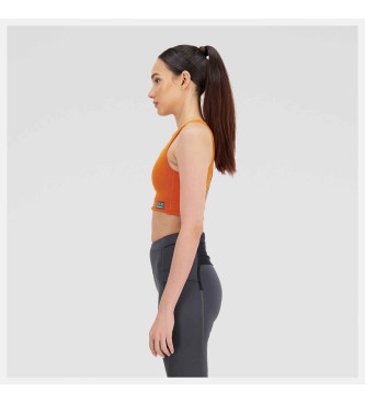 New Balance Impact Run AT orange bra top