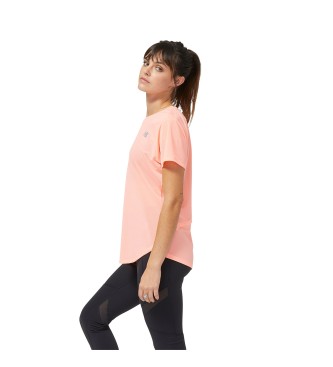 New Balance Accelerate kortrmet top pink