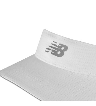 New Balance White performance visor