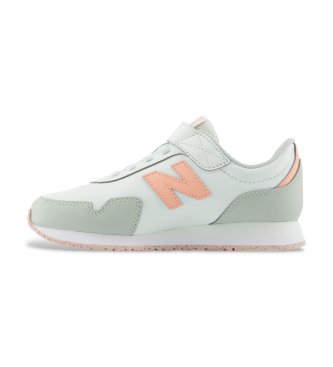 New Balance Superge 323 Bungee Lace z zaponko na vrhu v srebrni barvi