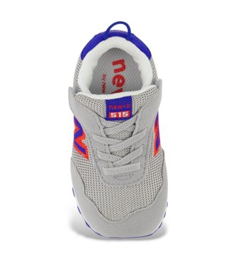 New Balance Gray Hook and Loop 515 Sneakers